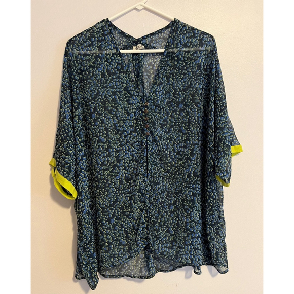 Free People oversized sheer beach cover up XS - Picture 2 of 8